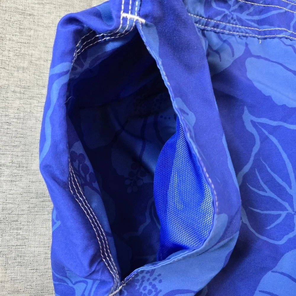 Chaps Men's Lined Swim Trunks‎ Pockets Drawstring Elastic Waist 10